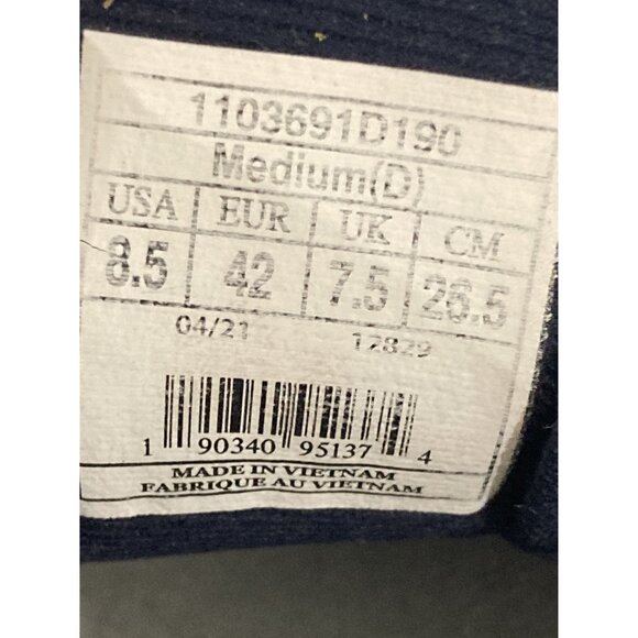 Brooks Ghost 14 Men size 8.5 Beige Navy Lightweight Mesh Sneakers Running Shoes - Picture 8 of 8